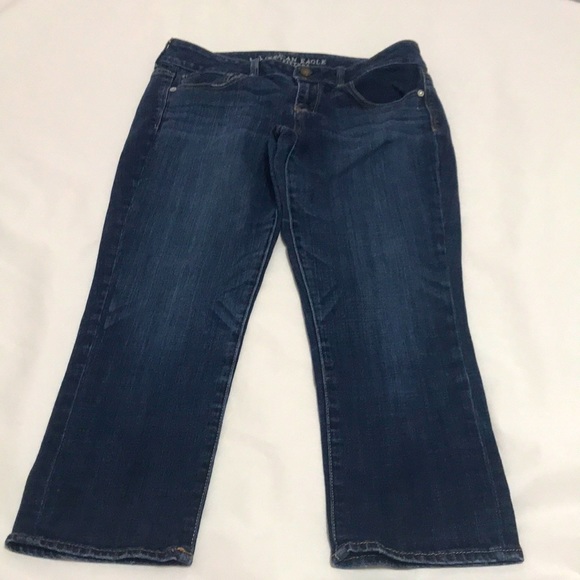 American Eagle Outfitters Artist Crop Stretch Jeans Women’s Size 10 Regular - Picture 1 of 10